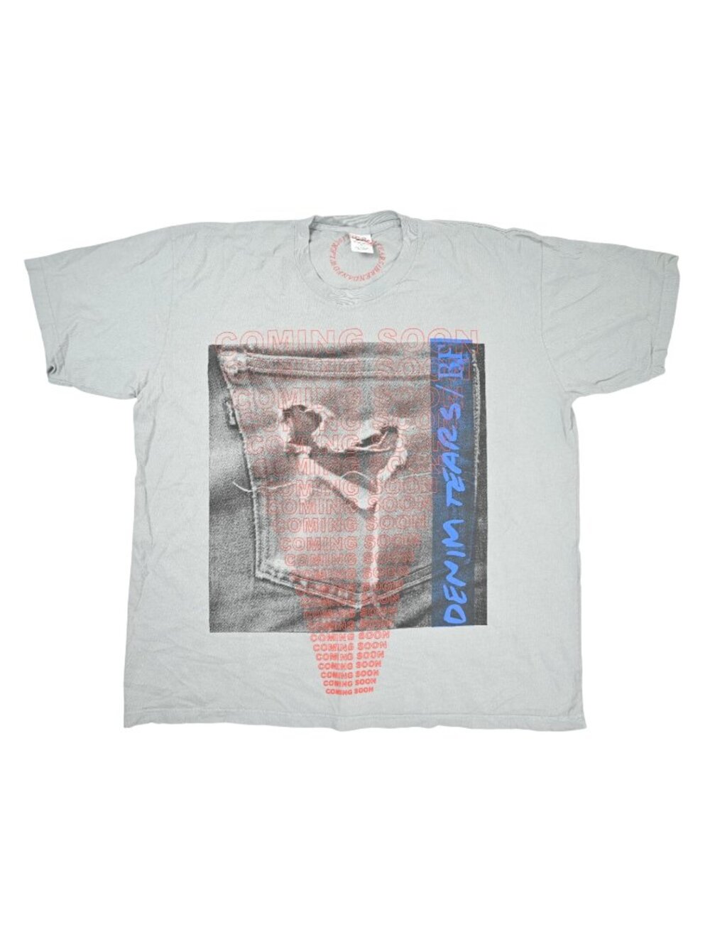 Denim Tears x Someware Coming Soon T-Shirt in Grey